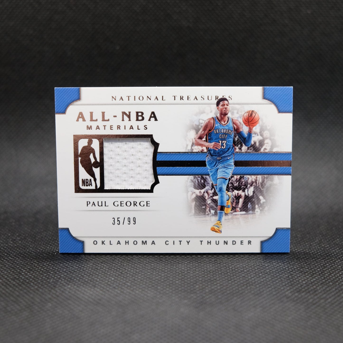 2018-19 Paul George National Treasures All-NBA Materials Patch /99