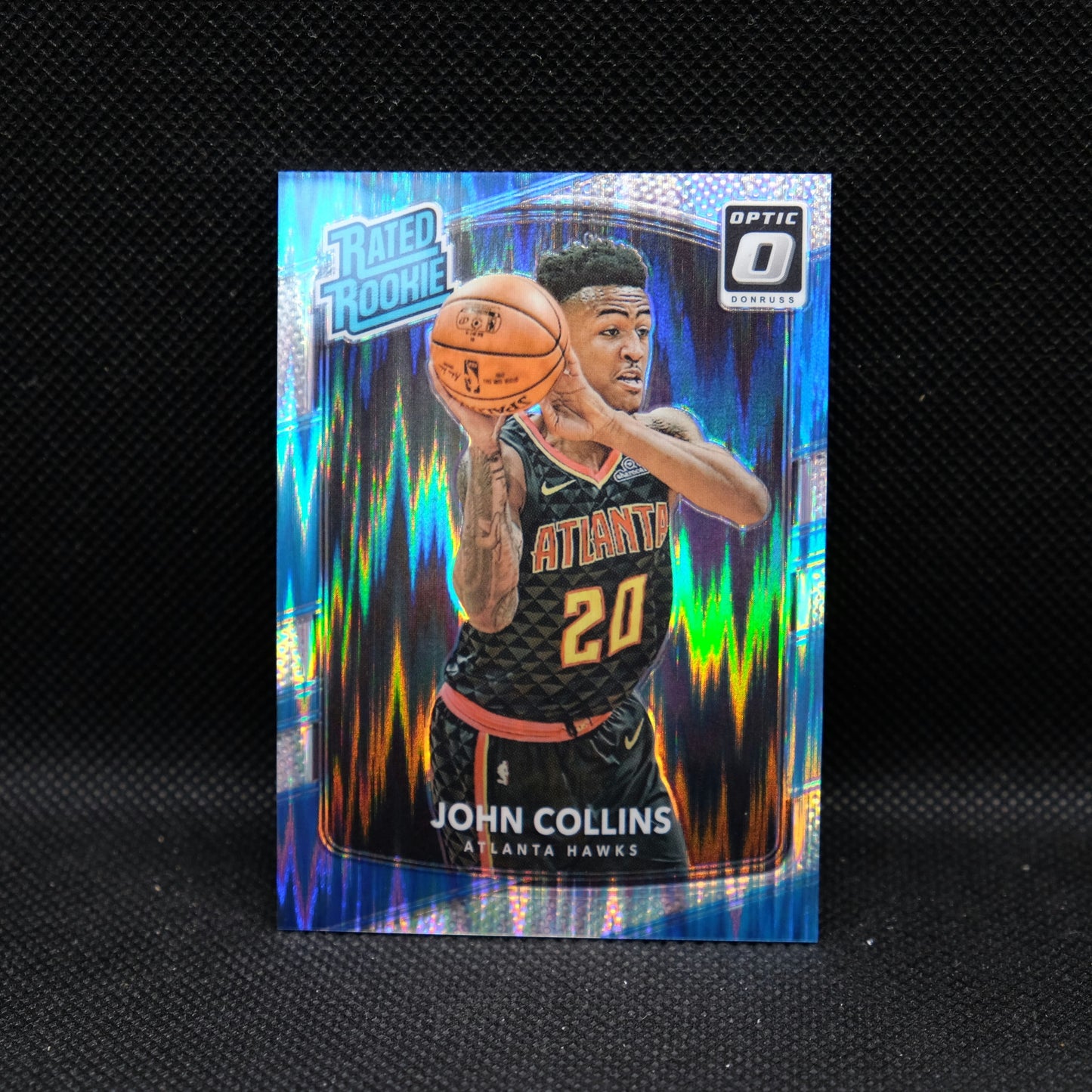 2017-18 John Collins Donruss Optic Rated Rookie Silver Holo Flash Prizm