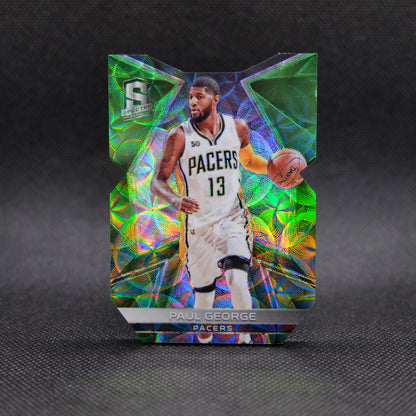 2016-17 Paul George Spectra Neon Green Die Cut Prizm /25