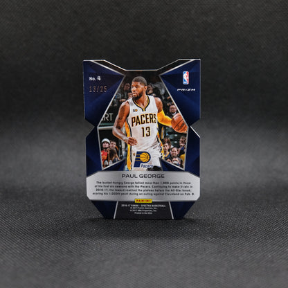 2016-17 Paul George Spectra Neon Green Die Cut Prizm /25