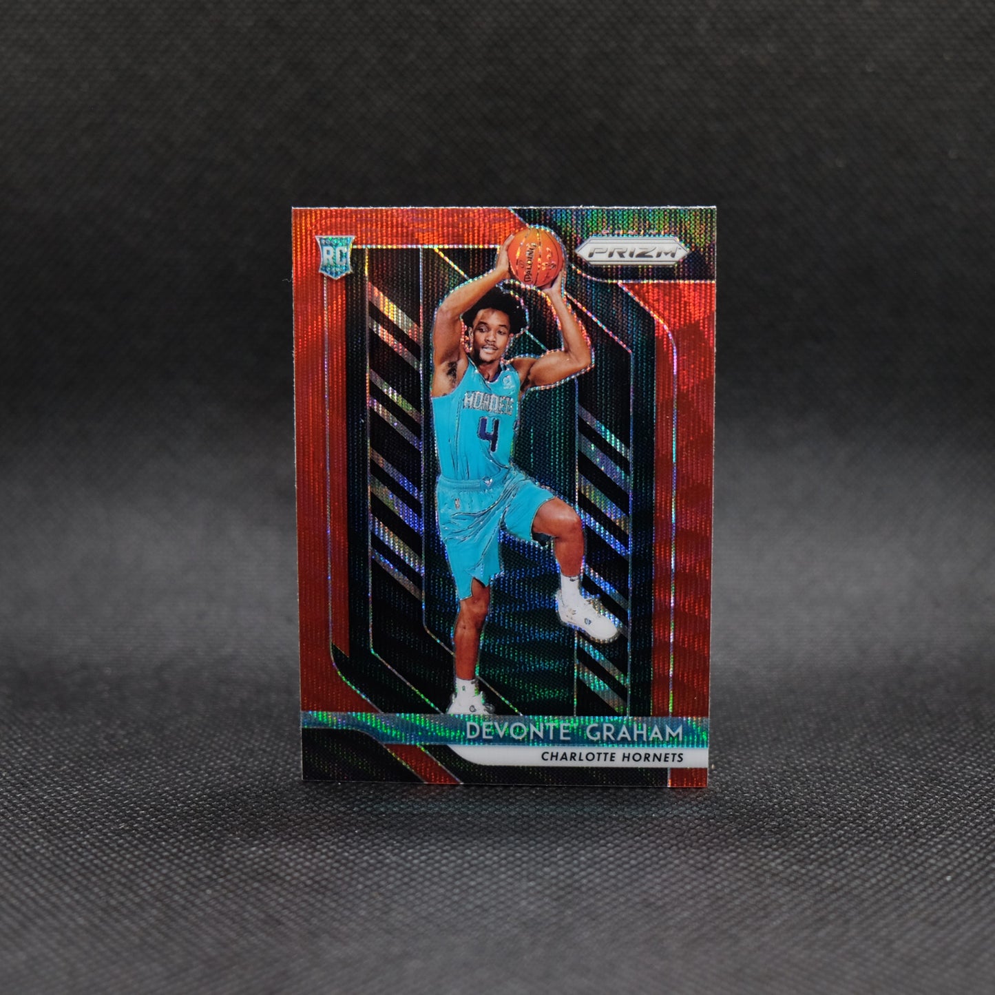 2018-19 Devonte' Graham Prizm #288 Red Wave Prizm Rookie Card