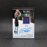 2018-19 Devonte' Graham Noir #373 Rookie Patch Autograph /99