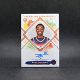2024 Bilal Coulibaly Topps Motif #HS-BC Headline Signatures Rookie Auto /25