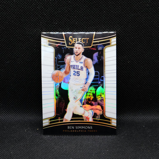 2018-19 Ben Simmons Select Concourse White Prizm /149