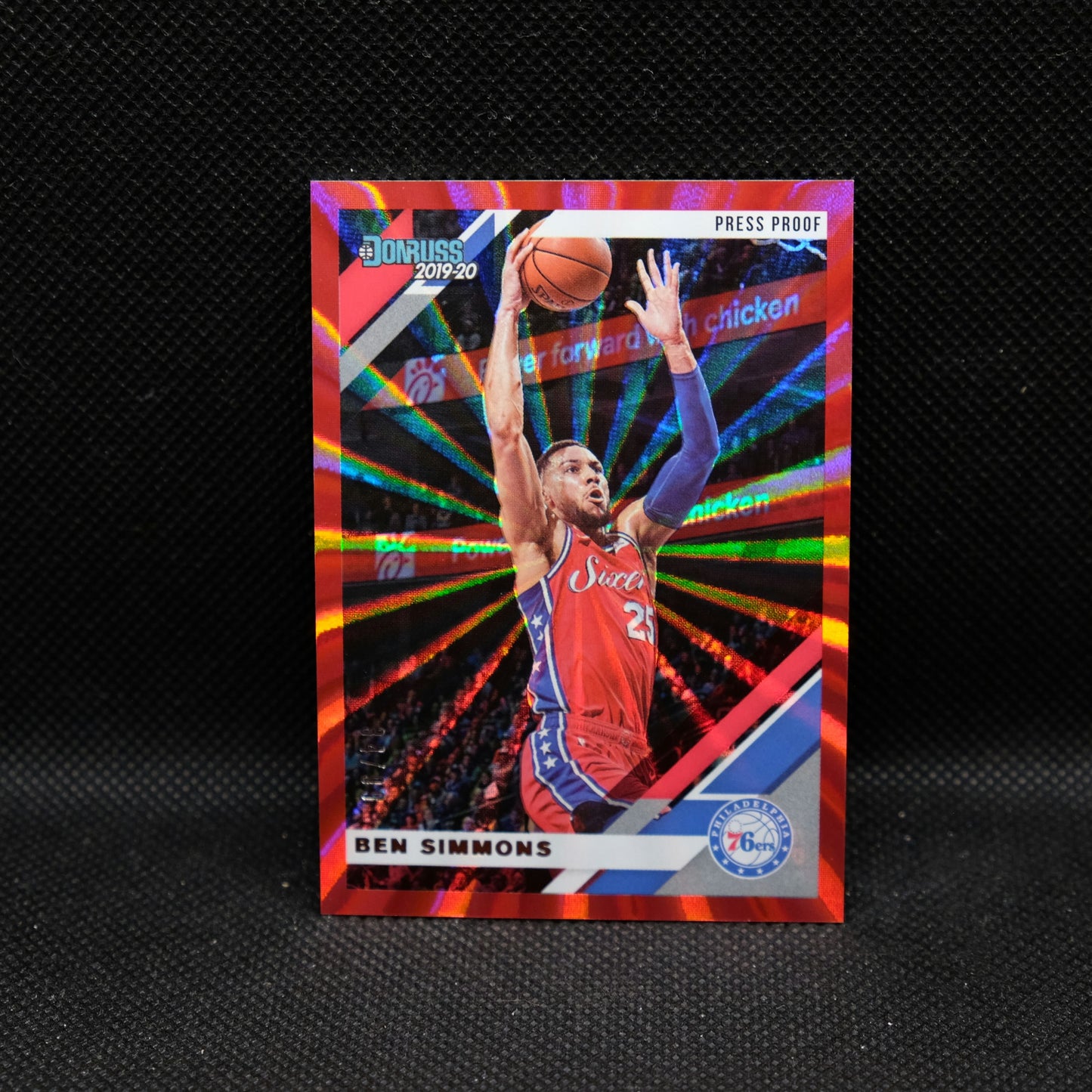 2019-20 Ben Simmons Donruss Red Laser /99 #155
