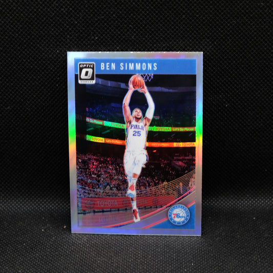 2018-19 Ben Simmons Donruss Optic #59 Silver Prizm