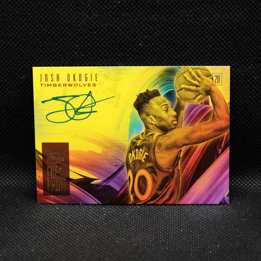 2018-19 Josh Okogie Court Kings Fresh Paint FP-JOK /199 Rookie Autograph
