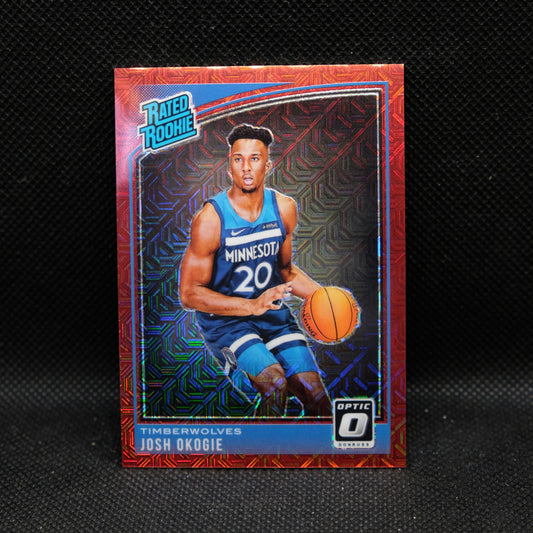 2018-19 Josh Okogie Donruss Optic Rated Rookie Red Mojo Prizm /88