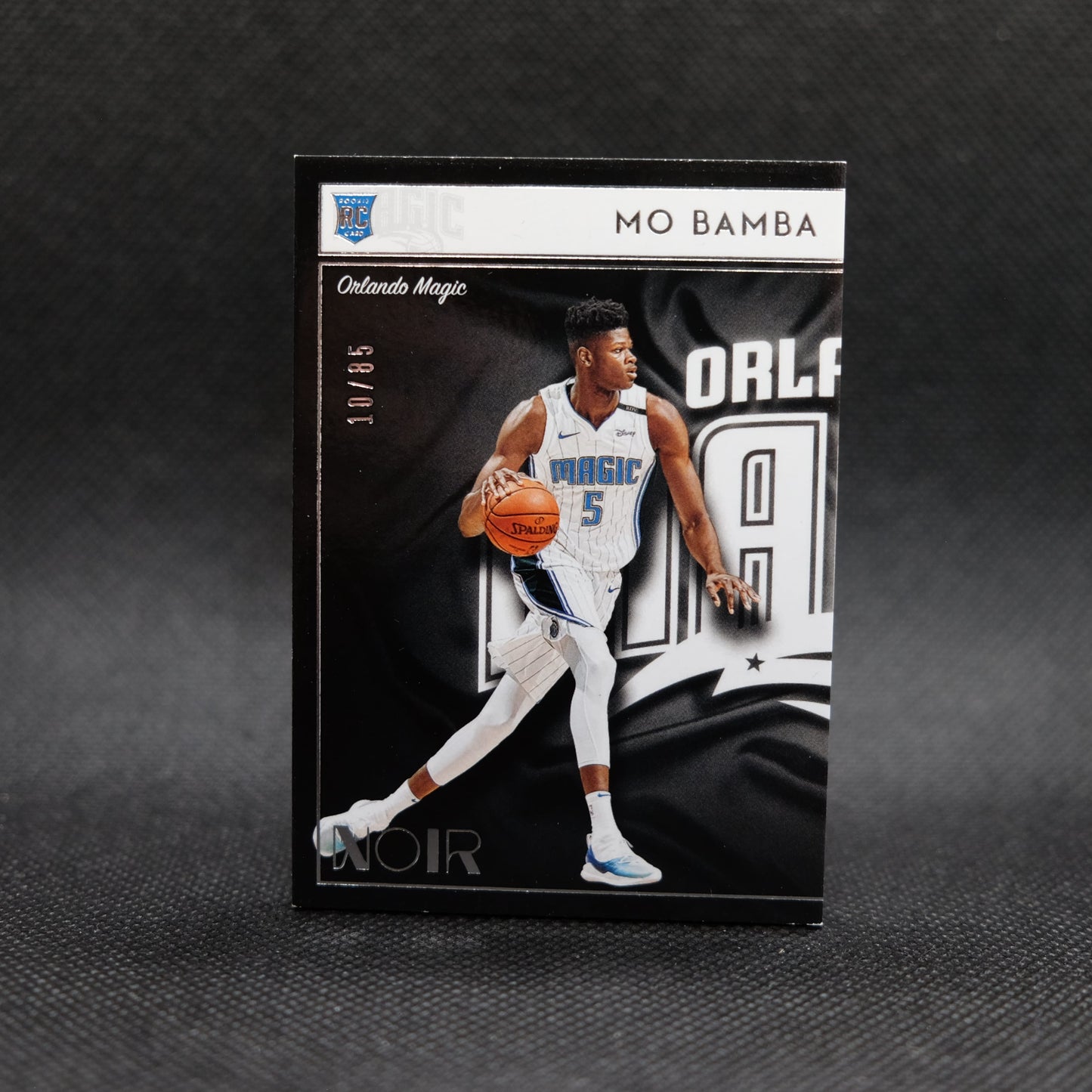 2018-19 Mo Bamba Noir #161 Association Edition Rookie Card /85