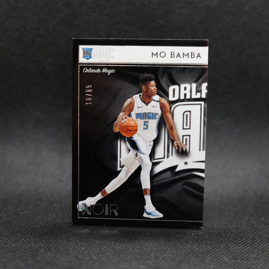 2018-19 Mo Bamba Noir #161 Association Edition Rookie Card /85