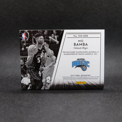 2018-19 Mo Bamba Noir New Wave Jerseys NW-MBB /25 Rookie Card