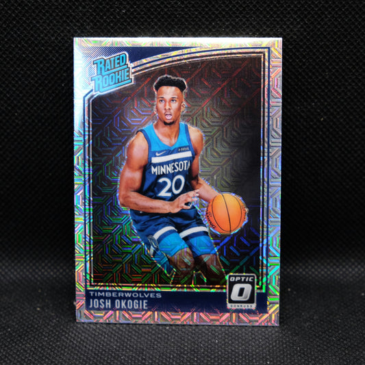 2018-19 Josh Okogie Donruss Optic Rated Rookie Silver Mojo Prizm