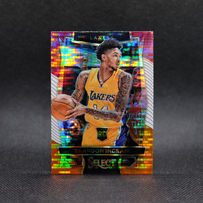 2016-17 Brandon Ingram Select #91 Tri Colour Prizm Rookie Card