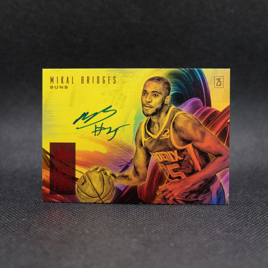 2018-19 Mikal Bridges Court Kings Fresh Paint FP-MKB Rookie Autograph /99