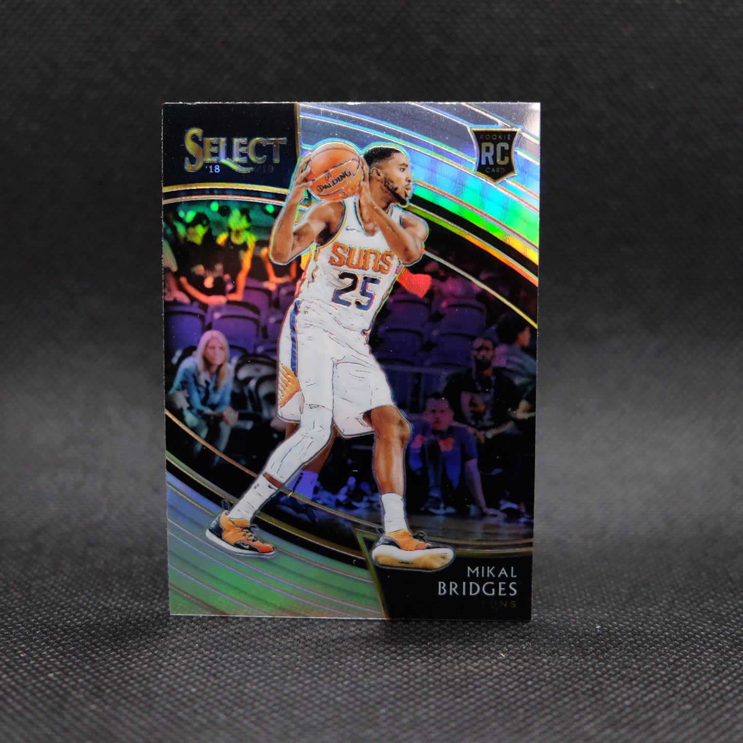 2018-19 Mikal Bridges Select #299 Courtside Silver Prizm Rookie Card