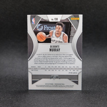 2019-20 Dejounte Murray Prizm Blue Shimmer Prizm