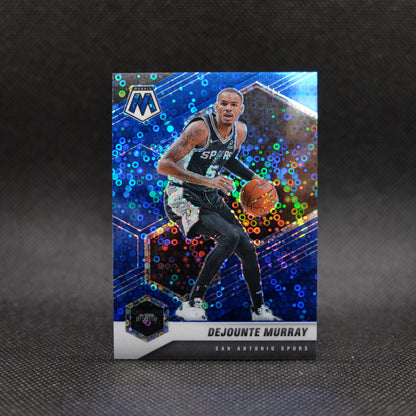 2020-21 Dejounte Murray Mosaic Blue Fast Break Prizm /85