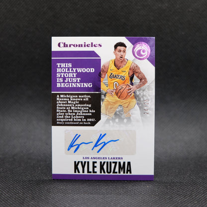 2017-18 Kyle Kuzma Chronicles CA-KKZ Rookie Autograph /25
