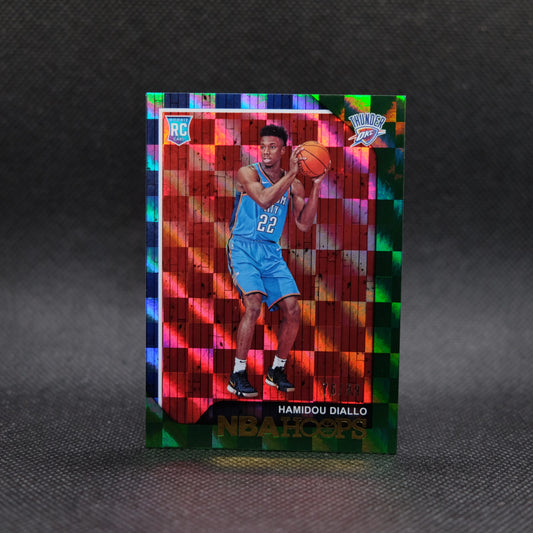 2018-19 Hamidou Diallo Hoops #275 Green Checkerboard Rookie /99