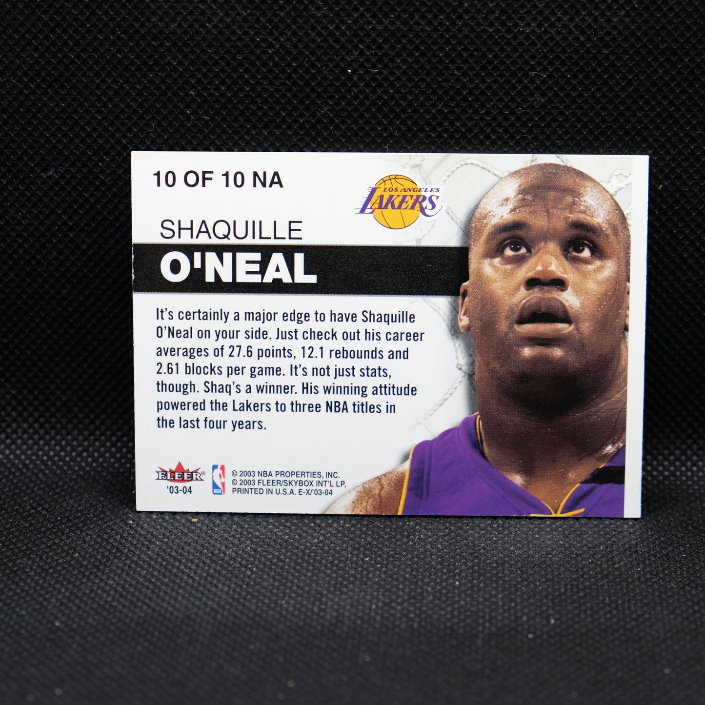 2003-04 Shaquille O'Neal E-X Net Assets #10