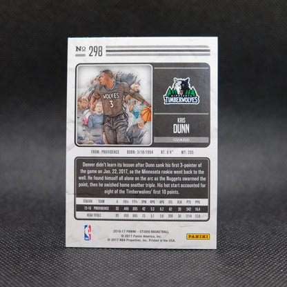 2016-17 Kris Dunn Studio #298 Sketch Rookie Card