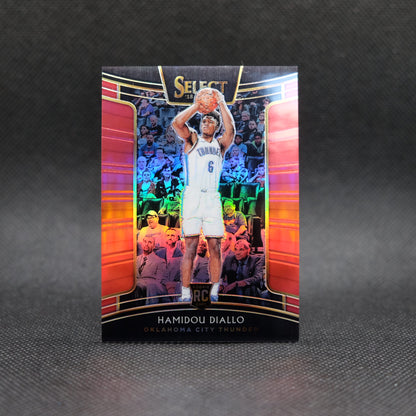 2018-19 Hamidou Diallo Select #86 Red Prizm Rookie Card #26/199