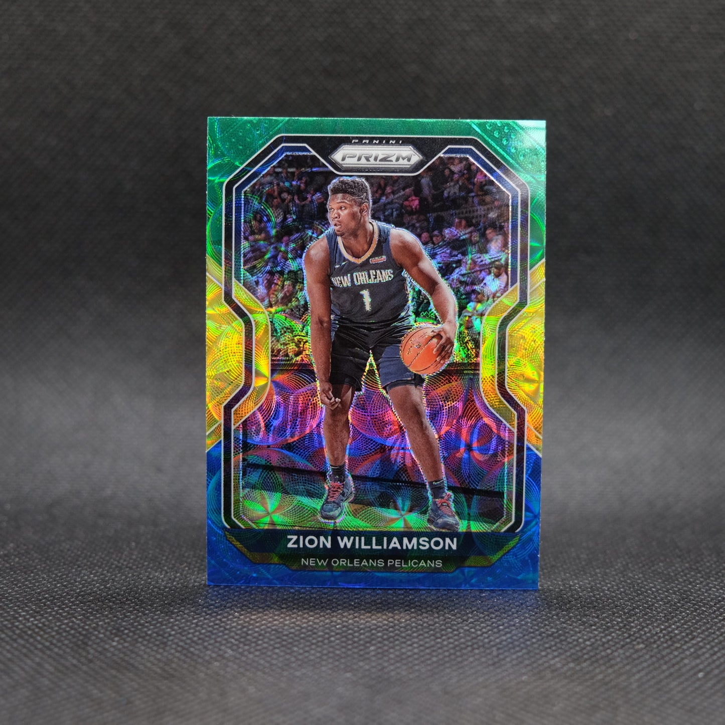 2020-21 Zion Williamson Prizm #185 Choice Blue Green Yellow Prizm