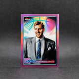 2021 Topps Finest #41 Dirk Nowitzki Pink /75