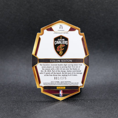 2018-19 Collin Sexton Spectra #172 Maroon Prizm Die Cut #1/175 Rookie