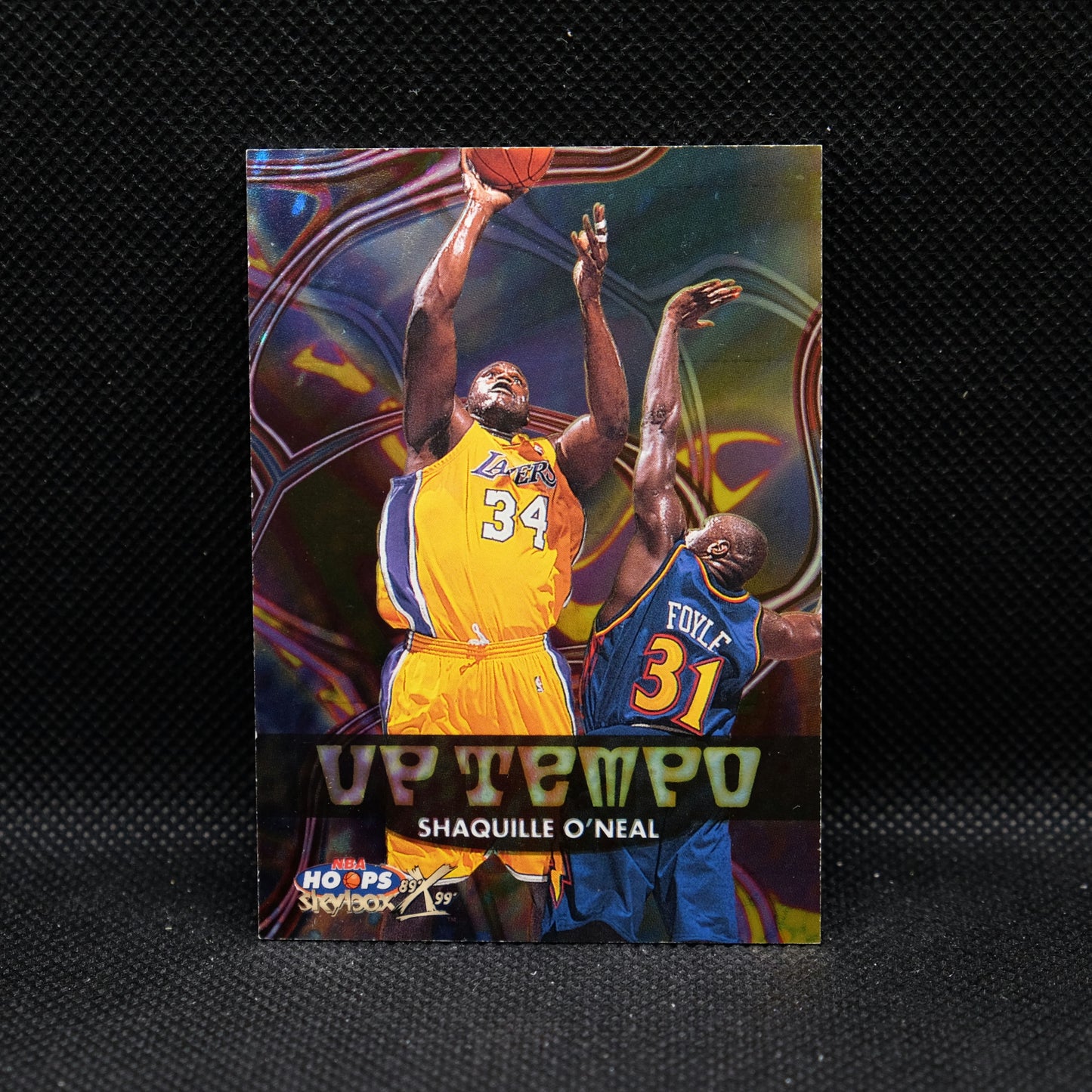 1999 Shaquille O'Neal Topps NBA Hoops Skybox Up Tempo /1989
