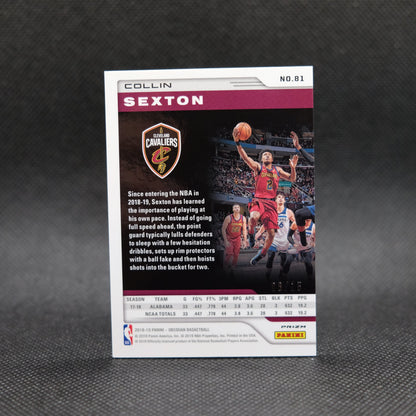 2018-19 Collin Sexton Obsidian #81 Green Rookie Card /15