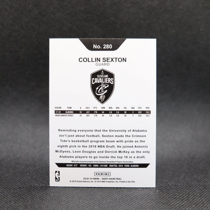 2018-19 Collin Sexton NBA Hoops #280 Silver/Holo #1/25 Rookie Card