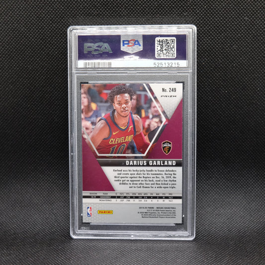 2019-20 Darius Garland Mosaic #249 Red Green Choice Rookie Card PSA 10