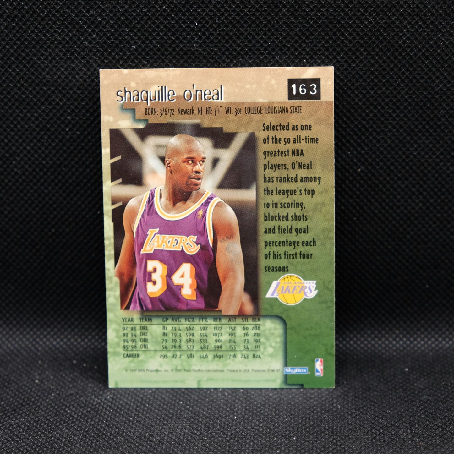 1996-97 Shaquille O'Neal Skybox Premium #163