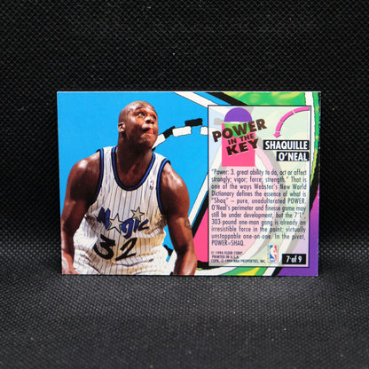 1993-94 Shaquille O'Neal Fleer Ultra Power In The Key #7