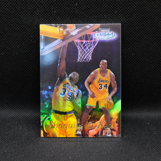 1999 Shaquille O'Neal Topps Gold Label GL2 Class 1