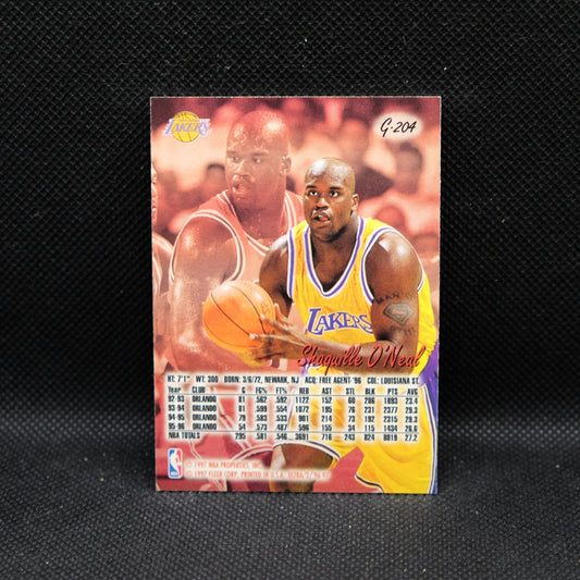1996-97 Shaquille O'Neal Fleer Ultra Gold Medallion #G204 (#2)