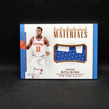 2017-18 Frank Ntilikina National Treasures Rookie Materials /25
