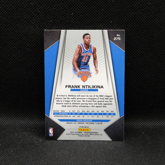 2017-18 Frank Ntilikina Prizm #275 Silver Prizm
