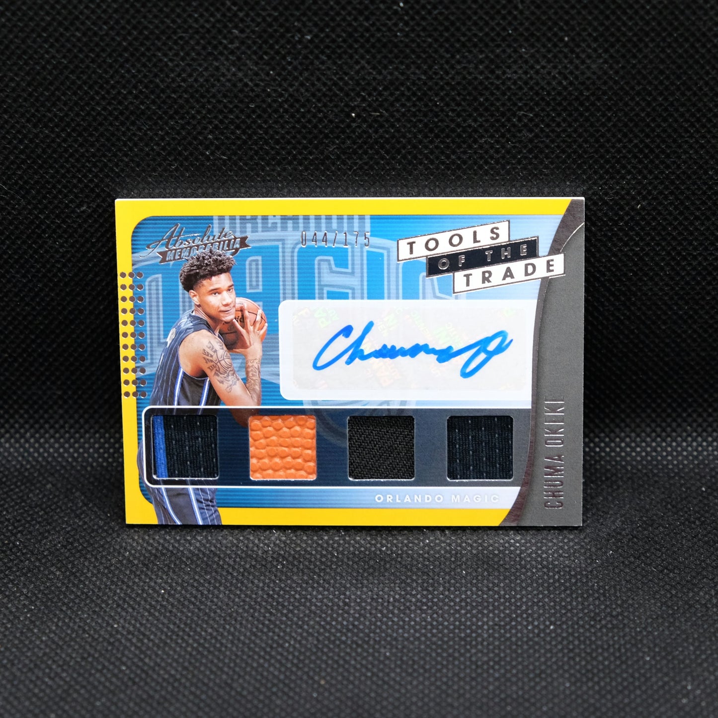 2019-20 Chuma Okeke Absolute Tools Of The Trade Rookie Quad Patch Auto