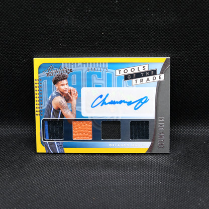 2019-20 Chuma Okeke Absolute Tools Of The Trade Rookie Quad Patch Auto
