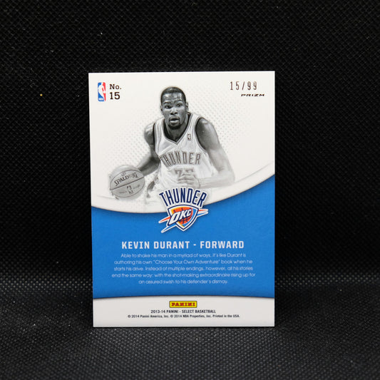 2013-14 Kevin Durant Select Skills Purple Pulsar Prizm /99