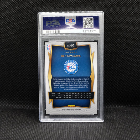 2016-17 Ben Simmons Select #60 Rookie Card PSA 10