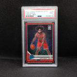 2019-20 Coby White Donruss Optic Rated Rookie Choice Red Prizm /88 PSA 9
