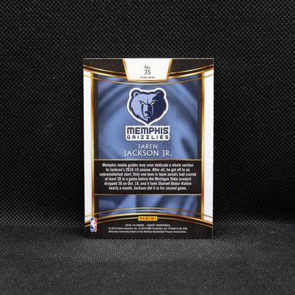 2018-19 Jaren Jackson Jr. Select #35 Tri Colour Prizm Rookie Card