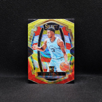 2018-19 Jaren Jackson Jr. Select #132 Tri Colour Prizm Rookie Card