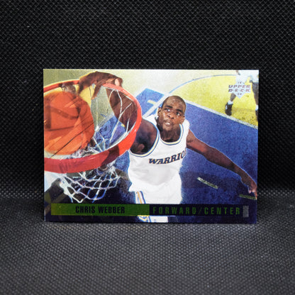 1994 Chris Webber Upper Deck Behind The Glass G7