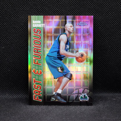 2001-02 Kevin Garnett Topp Chrome Fast & Furious FF07 Refractor
