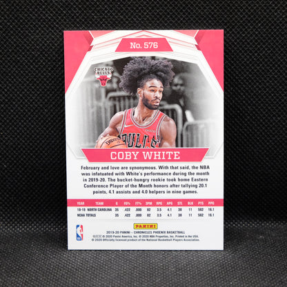 2019-20 Coby White Chronicles Phoenix #576 Red Rookie Card
