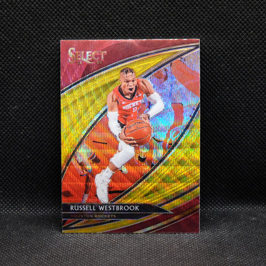 2019-20 Russell Westbrook Select #275 Courtside Gold Prizm